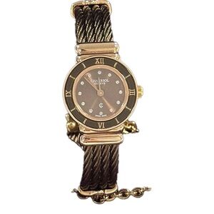 Charriol Black and Gold Watch
